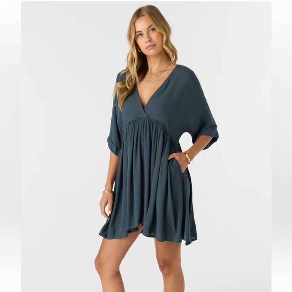 Oneill Rosemary Slate Solid Dress NWT! - Picture 6 of 7
